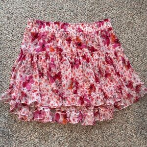 Misa Los Angeles Printed Mini Skirt